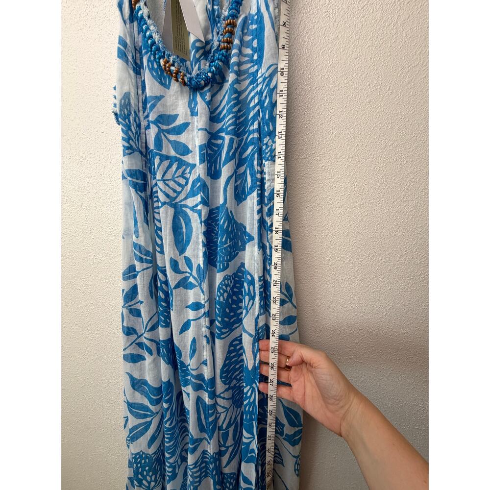 NWT Poupette St Barth Blue Womens S Maxi Dress - Picture 15 of 16